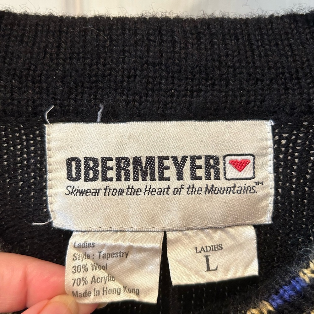 Vintage Obermeyer Ski Sweater L - Picture 5 of 5